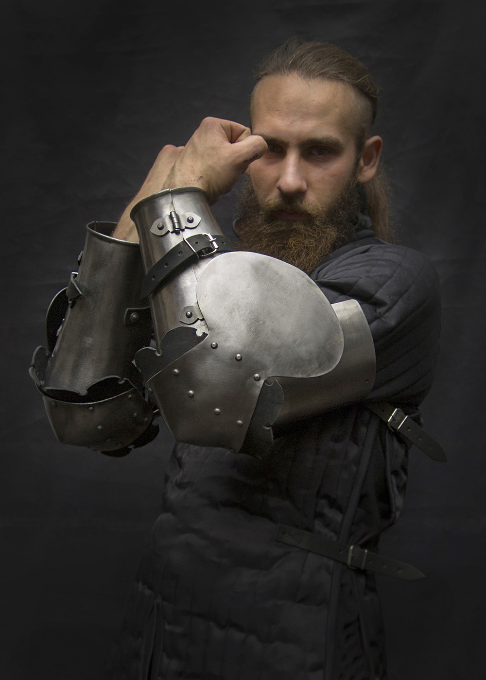 Viking Leather Greaves, Legs Viking, Viking Leg Protection, Metal